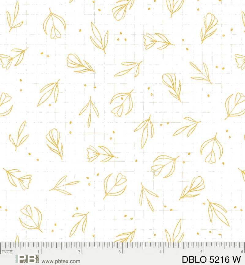 Desert Blooms DBLO 5216 W by Laura Marshall for P&B Textiles