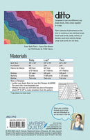 Ditto V2 Back of Pattern Jaybird Quilts JBQ119V2
