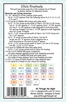 Ellie's Pinwheels Bonnie Sullivan All Through The Night Baby Quilt Pattern Back Cover ATN2212