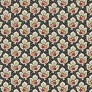 English Garden A-795-K Black Team Camarillo by Edyta Sitar for Andover Fabrics