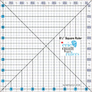 Erie Quilt Art 8.5-inch square ruler with grid lines and measurements, featuring Erie Quilt Art Rulers branding.