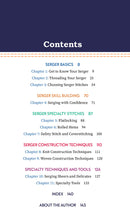 Essential Serger Reference Tool Your Quick and Easy Visual Guide Contents 11563