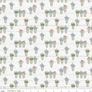 Farmhouse Summer C13633-OFFWHITE Flower Pots by Echo Park Paper Co. for Riley Blake Designs