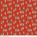 Farmhouse Summer C13633-RED Flower Pots by Echo Park Paper Co. for Riley Blake Designs