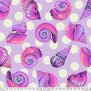 Floral Reef 108" Cotton Sateen QBTP021.ULTRAVIOLET by Tula Pink for FreeSpirit.