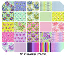 Floral Reef Charm Pack FB6CPTP.FLORAL by Tula Pink for FreeSpirit.