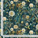 Forest Whisper FLEUR-CD3683 Midnight Wild Floral Night by Timeless Treasures.