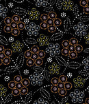 Full Moon Rising BA-0002M Black Allover by Betty Albert-Licenz for International Textiles