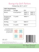 Honeycrisp Quilt Pattern Sarah Price It's Sew Emma Back Cover ISE-527