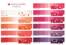 I Heart Ombré Metallic Half Yard Bundle 10875HYM by V. & Co. for Moda