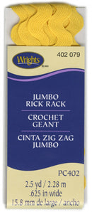 Jumbo Rick Rack - Canary Wrights 117402079