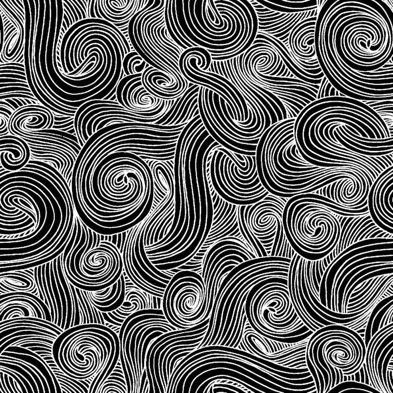 Just Color! 108" 5317-91 Blackboard Swirl by Studio e Fabrics