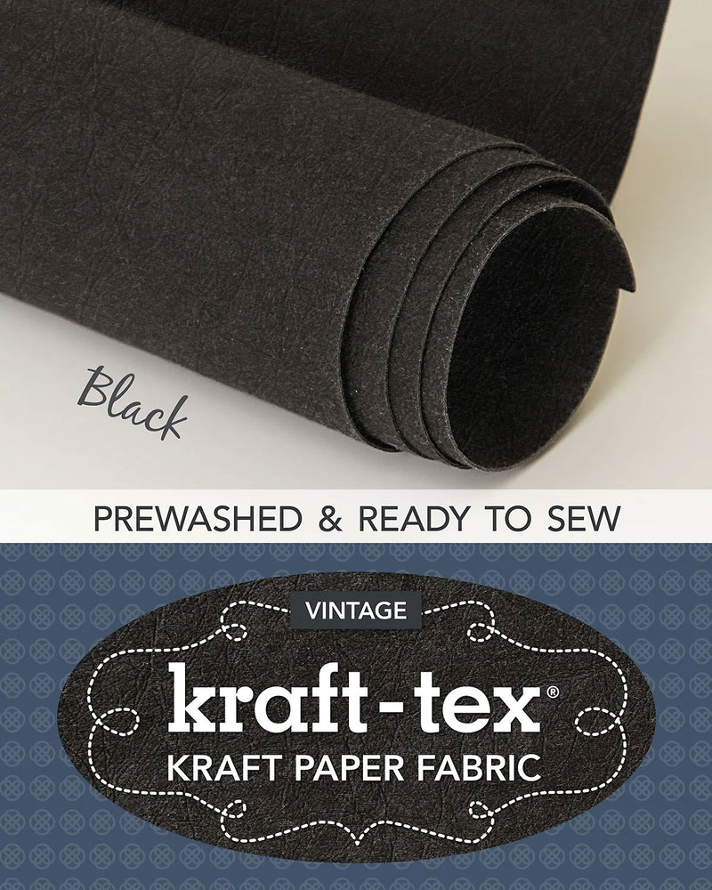 Kraft-Tex Kraft Paper Fabric - Vintage Black