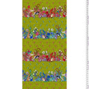 Language of Flowers PWOB100.GREEN Hedgerow by Odile Bailloeul for FreeSpirit Fabrics