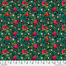 Language of Flowers PWOB107.NOIR SM Victorian by Odile Bailloeul for FreeSpirit Fabrics