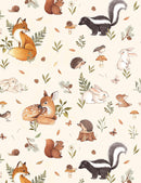 Little Forest STELLA-DNS1912 CREAM Friends by Nina Stajner for Dear Stella