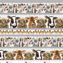 Little Seedlings Farm 4387-01 White by Moque Lee Studio for Blank Quilting Corp.