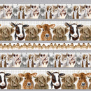 Little Seedlings Farm 4387-01 White by Moque Lee Studio for Blank Quilting Corp.