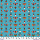 Love Letters PWRH129.TEAL Love Bugs by Club Hauer for FreeSpirit.