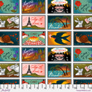 Love Letters PWRH133.MULTI Postcards by Club Hauer for FreeSpirit.