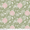 Love Me More C15631-GREEN Botanical by Lisa Audit for Riley Blake Designs