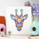 Mandala Giraffe Cross Stitch Pattern