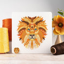 Mandala Lion Cross Stitch Pattern
