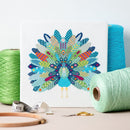 Mandala Peacock Cross Stitch Pattern