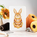 Mandala Rabbit Cross Stitch Pattern