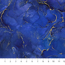 Midas 108" B27630-48 Cobalt by Deborah Edwards and Melanie Samra for Northcott