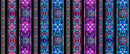 Night Flight 30752-X Multi Stained Glass Stripe Night Flight by Morris Creative Group for QT Fabrics.