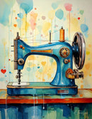 Note Card -  Timeless Teal Fanciful Featherweights Collection