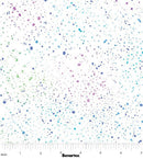 On Dragonfly Wings 16406P-09 Spatter Multi White/Multi by Ann Lauer for Benartex