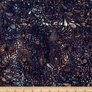 On The Range Batik W2609-180 Walnut by Hoffman Fabrics.