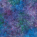 Paisley Bouquet Batik AMD-22838-426 Tanzanite by Lunn Studios for Robert Kaufman Fabrics