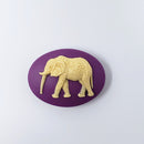 Paisley Elephant Enamel Needle Minder