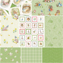 Peter Rabbit & Friends 1 Yard Bundle - Green 1YD-15860G-8 by Beatrix Potter licensed to Riley Blake Designs