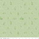 Peter Rabbit & Friends C15863-FERN Toile by Beatrix Potter licensed to Riley Blake Designs.