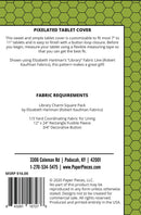 Pixelated Tablet Cover Pattern and Paper Pieces