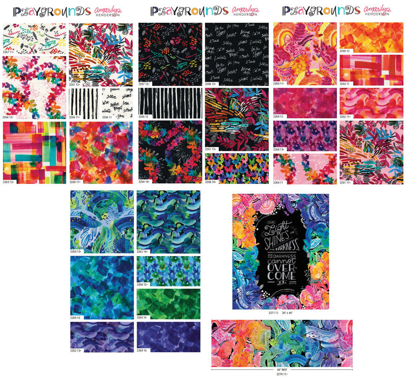 Playgrounds Fat Quarter Bundle 2260AB by Amarilys Henderson for Moda