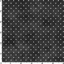 Playtime Flannel MASF10690-J Black Tiny Dots by Maywood Studio