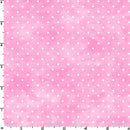 Playtime Flannel MASF10690-P Pink Tiny Dots by Maywood Studio