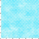 Playtime Flannel MASF10690-Q Aqua Tiny Dots by Maywood Studio