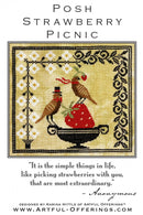Posh Strawberry Picnic Cross Stitch