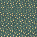 Practical Magic A-284-T Teal Vine by Edyta Sitar for Andover Fabrics