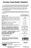 Precious Cargo Stroller Organizer