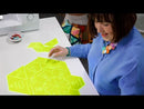 Star in a Hexagon 1 3/4 Inch Quilt Pattern by Daisy & Grace with Acrylic Templates