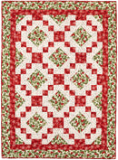 Quick Christmas 3-Yard Quilts Book Donna Robertson Fran Morgan Fabric Cafe Close Up Picture FC032442