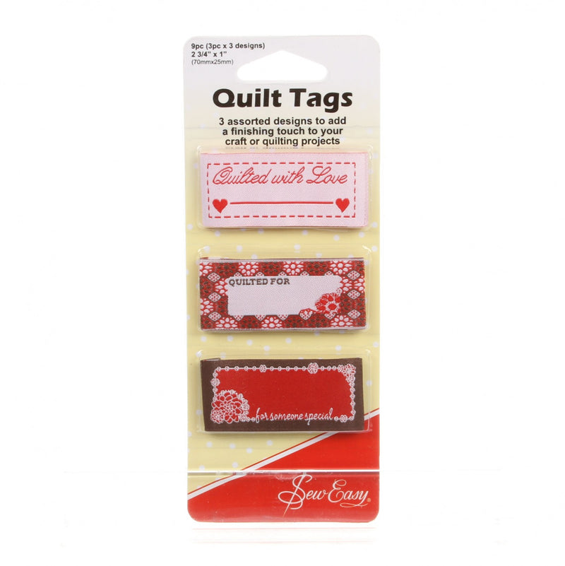 Quilt Tags - With Love