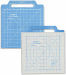 Quilter's Cut 'n Press I Mat showing the cutting mat and the pressing mat